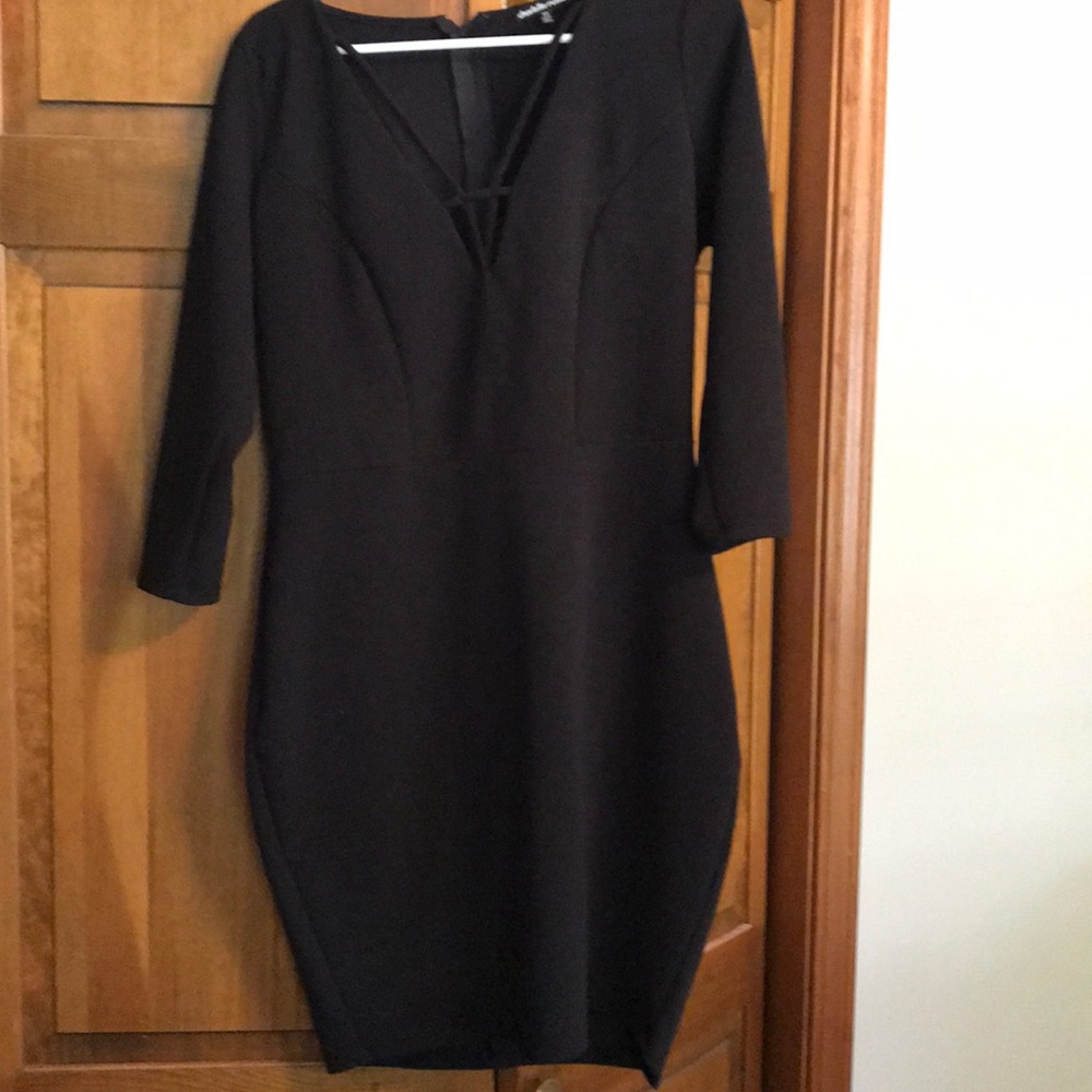 black charlotte russe bodycon dress